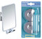 WENKO Vacuum-Loc Antibeschlagspiegel Quadro, beschlagfreier Duschspiegel, Rasierspiegel & Vacuum-Loc Adapter Premium/Classic/Style, Befestigen ohne Bohren