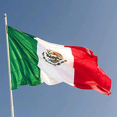 Bandera mexicana, poliéster grande, panera, mexicana, copa del mundo Fan Acclamante, decoración interior, exterior, 90 x 150 cm, World Cup México, Flag