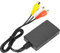 Dpofirs Cinch-zu-HDMI-Konverter, Composite-zu-HDMI-Adapter Unterstützt 1080P PAL/NTSC, HDMI-Konverter für PS One, , PS3, STB, VHS, VCR, DVD-Player-Projektor