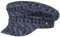 LIERYS Hexagon Elbsegler Schirmmütze - Baker-Boy-Stil - Denim - Kapitänsmütze - Damen Frühjahr/Sommer Denim One Size