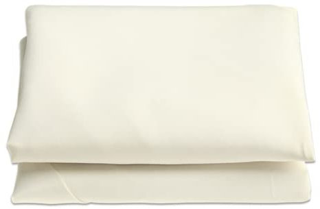 LoveisLove Toile de Parasol 2.7m Déporté de Rechange Pour Toile Parasol 8 Baleines de Jardin Tissu de Polyester Protection UV 50+ Imperméable Parasol de Terrasse Rond de Rechange, Beige