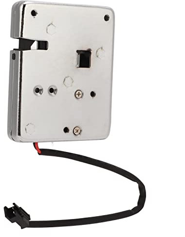 LBEC Serratura elettrica telecomandata, Serratura elettrica in Acciaio Inox antideformazione per Installazione ad Incasso in Metallo per cassettiera