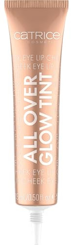 Catrice All Over Glow Tint, Highlighter, Nr. 030, Gold, aufhellend, schnelltrocknend, sofortiges Ergebnis, schimmernd, vegan, ölfrei, ohne Parfüm, ohne Alkohol, 1er Pack (15ml)