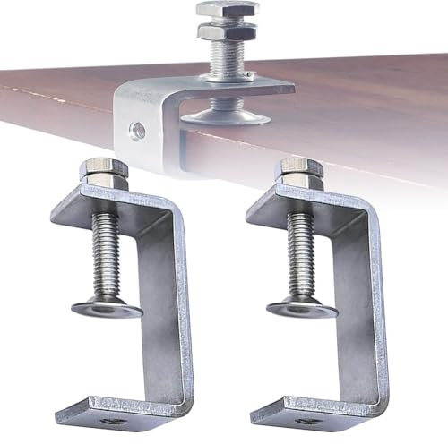 Set di 2 Morsetti a C, Morsetto per Dispositivi per la Lavorazione del Legno, Campo di Apertura 35-60 mm, Morsetti a C per Impieghi Gravosi, Morsetto a C per Impieghi Gravosi per Saldatura