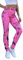 Legging de sport pour femme avec taille haute, Yoga, fitness et gym, Pantalon long, Rose (02), S