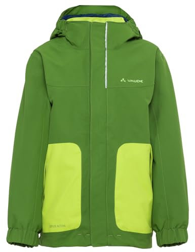 VAUDE Unisex Kinder Kids Campfire 3in1 Jacket Iv, Cactus, 122-128 EU