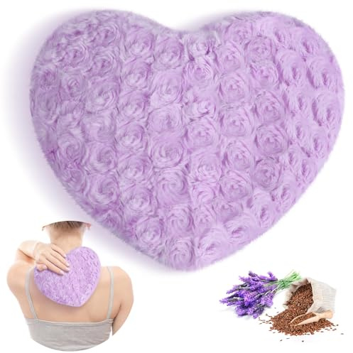 Atsuwell Microwave Heating Pad for Cramps & Muscle Relief, Purple