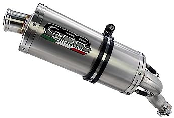 Pot échappement marque GPR compatible avec Moto Morini Gran Passo 1200 2008/11 Classic Titane ovale,homologué, fourni avec DBKiller amovible et raccord spécifique