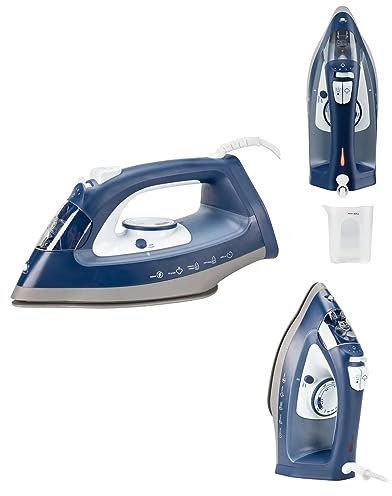 Crivit Bügeleisen Dampfstoßfunktionen/Sicherheitsabschaltung / 2400 W - Blau