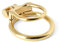 Edelstahl-Keuschheits-Trainingsring Locking Double Chastity Ring Ball Stretcher Ring Penis Übung Hodensack Keuschheitskäfig mit Schloss,Keuschheitsgürtel (Size : Ring 47mm)