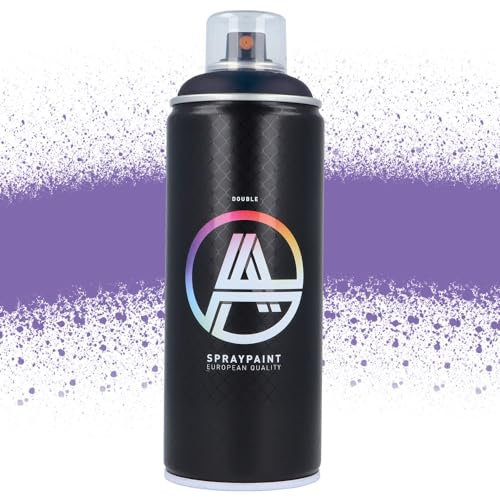 Double A Spraypaint Sprühdose 400ml Sprühfarbe Acryllack Sprühlack matt hochdeckend DIY Kunststoff Metall Möbel Deko (DA-246 Grape)