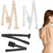 3 Pairs Low Back Bra Converter Soft Bra Extender Low Back Adjustable Bra Extenders 2 Hooks 3 Assorted Colors Elastic Bra Straps for Backless Dress for Ladies Girls Dress Wedding Party