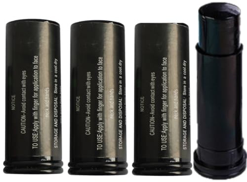 KARLOR Color de la cara negro, 3 unidades de color negro para la cara, color negro, pintura corporal, pintura corporal, base de aceite, maquillaje teatral, Halloween, maquillaje, carnaval