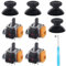 TOMSIN Joysticks Replacement for PS4 Controller,4 Pack Hall Effect 3D Analog Sensor Joysticks Module for PlayStation 4 Controller