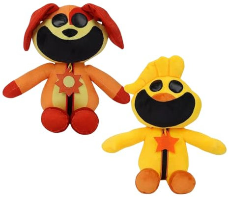 Vicyol S&D Smiling Plüsch. Smiling Criters, Lächelndes Plüschtier, Lächelndes Anime-Spielzeug. Dogday und KickinChicken. Spaß für Kinder und Erwachsene, Nickerchen. Antistress Kinder.