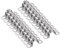 sourcing map 30pcs 1 Inch 25mm Conduit Clamps, M25 U Tube Pipe Clamp, Stainless Steel Rigid Pipe Strap, U Shaped Bracket with Two Hole for Pipe Tube Hose Wire Cord Fixing, Thickened
