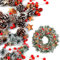 BORDEAG 108 Pcs Weihnachtskranz Deko, Weihnachtsdeko Mit Tannenzapfen, Bastelzubehör Für Weihnachtskranz, Weihnachtsbaumschmuck, Adventskranz Selber Basteln Halloween Thanksgiving (108)