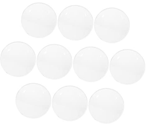 OKUMEYR 10pcs Vr Lens 3d Eyeglasses Lens Vr Headset Lens for Vr Eyeglasses Lens for 3 Eyeglass Accessories Vr Glasses Accessories Head Phones Replacement Vr Glasses Lens Acrylic Silver