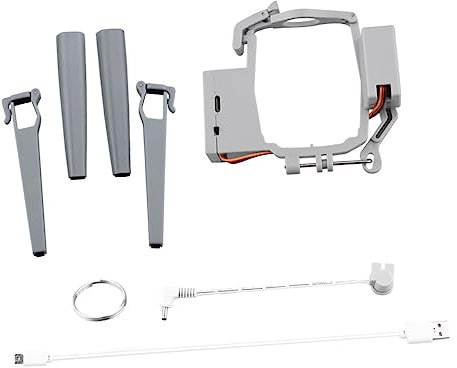 BESTonZON 1 Jeu monture parabolique Accessoire de drone léger mini compte-gouttes d'appâts charge utile mini-drone drones accessoire drone largage de drone abs lanceur de drone abs PC Grey