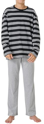 Schiesser Jungen Schlafanzug Set lang - 100% Organic Bio Baumwolle - Größe 140 bis 176