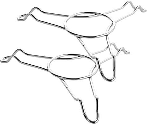 Luxshiny 2pcs Steam Holder Tray Food Steamer Tray Pot Rack Steaming Stand Rack Non-toxic Suitable for Egg Rice Seafood