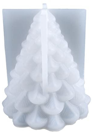 Albero di Natale in resina epossidica per albero di Natale, fai da te, contenitore per luce per albero di Natale, camera da letto, lampada per albero di Natale, fai da te, posacenere in silicone (A