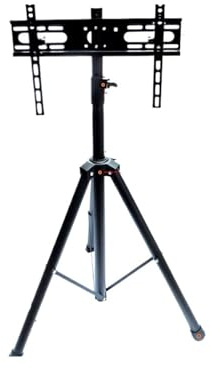 TRWUQHGD DLS-12MT Soporte de suelo for TV LCD con inclinación ajustable de 14 -55, altura ajustable de 50kg, carrito con soporte for Monitor 孔距 400X400 300x300