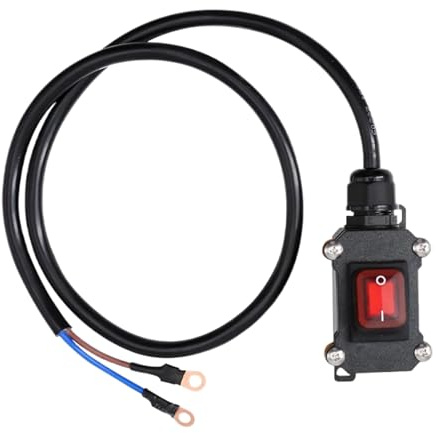Coupe-Batterie,Blocage d'Alimentation 12V/24V Étanche - Disconnecteur Rapide Etanche Moto | pour Applications Marines Bateau Véhicules Légers et Quads