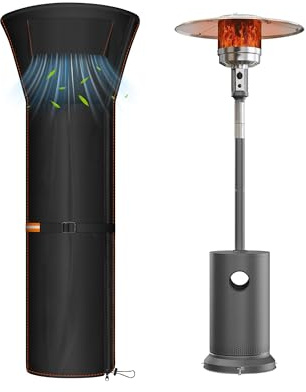 Rimwig Heizstrahler Abdeckung,Schutzhülle für Terrassenheizer 210D Oxford Gewebe Wasserdicht Heizpilz Abdeckhaube(71/85*226cm)