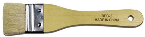 Yasutomo Hake Flat Brush 1-3/4 With Metal Ferrule