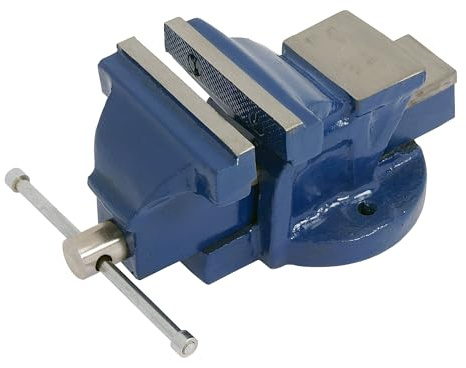 Neilsen CT0099 4in / 100mm Bench Vice - Workshop Clamping Vice for Secure and Precise Clamping of Various Projects