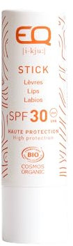 Eq | Stick à lèvres Bio SPF30 - Haute Protection - 5g - Hydrate et Protège - Filtres Minéraux - Respecte le milieu Marin - Made In France