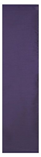 Flächenvorhang Schiebegardine halbtransparent Wildseide Optik Uni Schiebevorhang ca. 60x245 cm Vorhang Gardine #1135 (lila)
