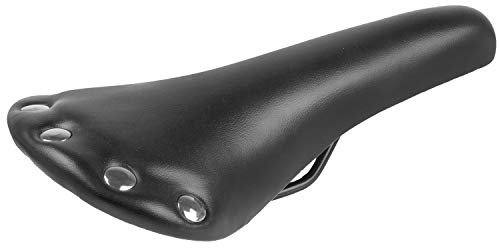 Fahrrad Sattel M-Wave viele Farben Singlespeed Fixie Rennrad , Farbe:Schwarz