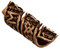 NKlaus Wikinger Bartperle Haarschmuck RUNA Runen Bronze Lockenperle 6388