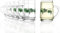 Stölzle Lausitz Weinkanne OHNE WEINLAUB Trinkgläser Set 250 ml / 6er Set Gläser mit Henkel/Glaskrug geeignet als Limonadengläser, Bowlegläser, Eistee Gläser, Weinschorle Gläser und für Obstweine