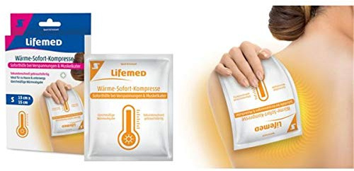 W Lifemed 99229 Wärme-Sofort-Kompresse 13 cm x 15 cm Größe S