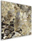 murando Glass Splashback for Kitchen Backsplash Cooker Protector Tempered Glass Decorative Wall Art Panel Heat Resistant Graphic 60x60 cm / 24x24 Abstract Ornament Flowers f-C-0419-aq-a