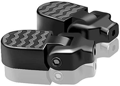 ZONSUSE 1 Paire Bike Pegs Antidérapantes en Alliage d'aluminium, BMX Pegs, Repose-Pieds Cylindriques pour Vélos BMX,Pédale de Vélo, en Alliage d'aluminium Robuste - pour Cascades à vélo (Gris)