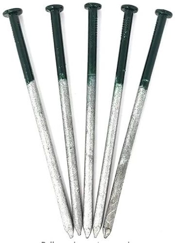 G&B Garden 50 Pack Half Green nails for artificial grass, artificial grass pins, fake grass pegs, artificial grass nails, artificial turf nails, pegs for artificial grass, artificial grass pegs