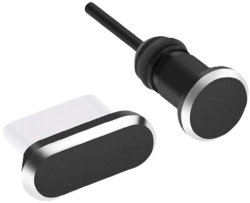Onsinic Anti-Staub-stecker USB-c-anschlussabdeckung, Handy-typ C Ladeanschluss Und Kopfhörer-buchse Cap SIM-Karte Schmutz-Schutz