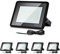 Lospitch faretto LED 50W, luce di sicurezza per esterni 4250LM, bianco caldo 3000K, proiettore LED impermeabile IP66, illuminazione esterna ideale per giardino, garage, cortile [classe energetica A++]