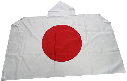 AZ FLAG - Bandiera Giappone - 150 x 90 cm - Mantello bandiera giapponese 100% poliestere con maniche integrate - Body Flag - 80 g