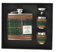 BRAW CLANS TARTANS Gift Box - 6oz Harris Tweed Hip Flask, Shot Glasses, Pour Funnel, Coaster, Keyring – Stainless Steel Tartan Liquor flasks for Men - Leak Proof lid (Dark Green & Plum Check)