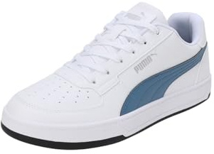 PUMA Unisex Caven 2.0 Trainers, PUMA White-Blue Horizon, 8.5