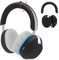 WC ShellZ XM5 - Protective Headphone Exterior Shell & Headband Covers for Sony WH1000XM5 Made by Wicked Cushions | Made with Premium Silicone | Black