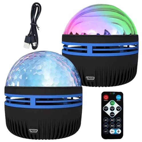 Voihamy Proyector De Auroras Boreales, Proyector LED Galaxy Light, Proyector De Olas del Océano con 14 Efectos De Luz, Proyector De Luz Galaxia, Luces Proyector con Cambios Colores con Control Remoto