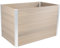 dobar® XL WPC-Hochbeet für den Garten als Bausatz - Erhöhtes Beet in Holzoptik ideal für Chili und Gemüse - 115 x 70 x 75 cm - Silbergrau