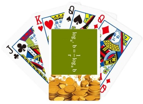 no/no Mathematische Formel zum Ausdrücken von Computerindex, Goldspielkarte, klassisches Spiel
