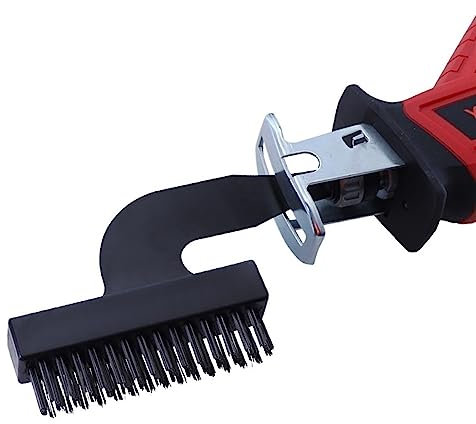 Akku-Säbelsäge, Elektrische Bohrbürsten Draht-Nylon-Bürsten-Säbelsäge Universal-Bürstenkopf Rostentfernungs-Schleifwerkzeuge Für Schneiden von Metall, Holz und Kunststoff (Color : Nylon, Size : 1 UK